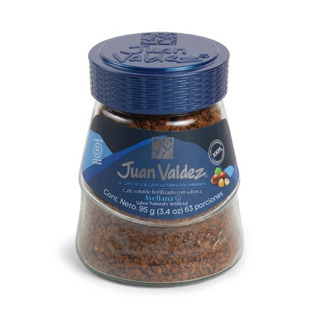 CAFÉ LIOFILIZADO JUAN VALDEZ  AVELLANA