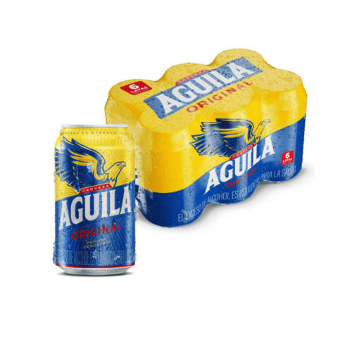 Cerveza Aguila lata 18X473cc