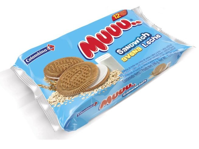 GALLETAS MUUU SANDWICH AVENA LECHE