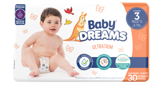 PAÑAL BABY DREAMS ETAPA 3