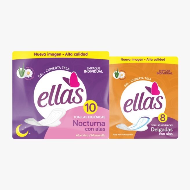 TOALLAS HIGIENICAS ELLAS DUO